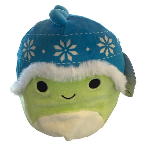 NEW 7.5" Danny the Dinosaure with Blue Hat Squishmallow - Picture 1 of 2
